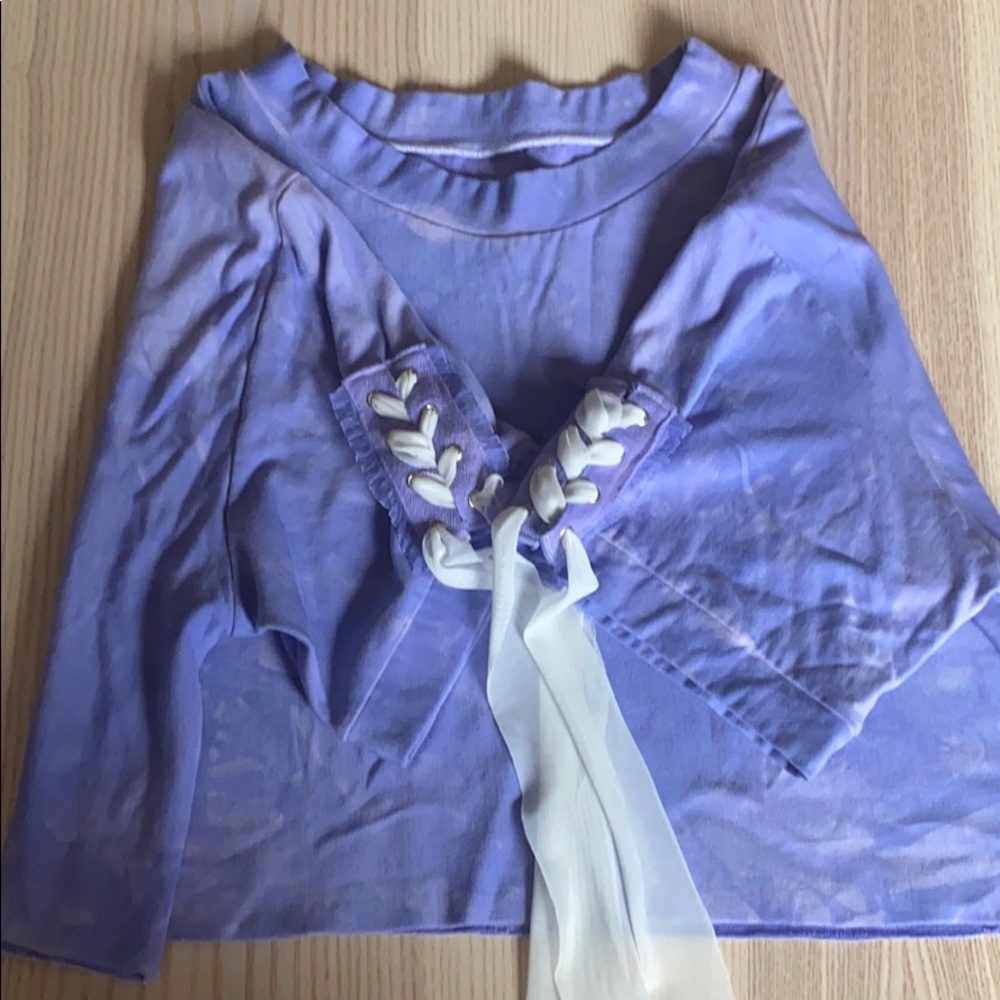 Pretty little savage organic crop top